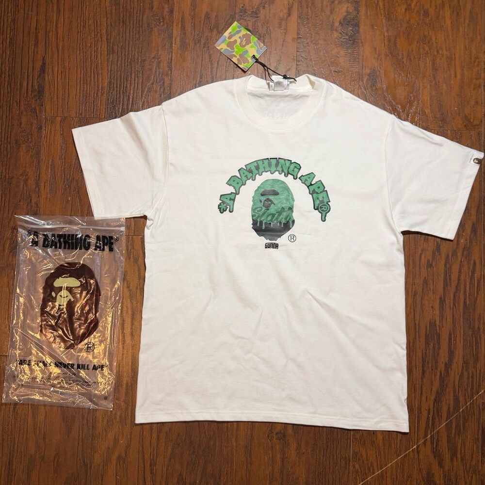 Bape White tee